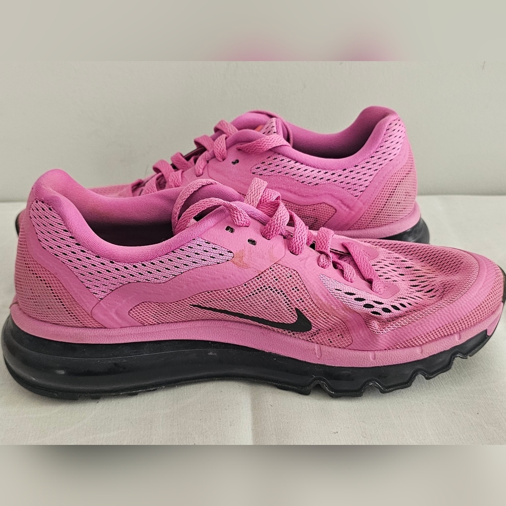 NIKE Air Max Pink & Black Womens Running Shoes, Sneakers - Picture 6 of 9